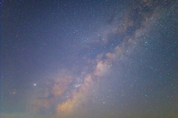 night starry sky with milky way natural background