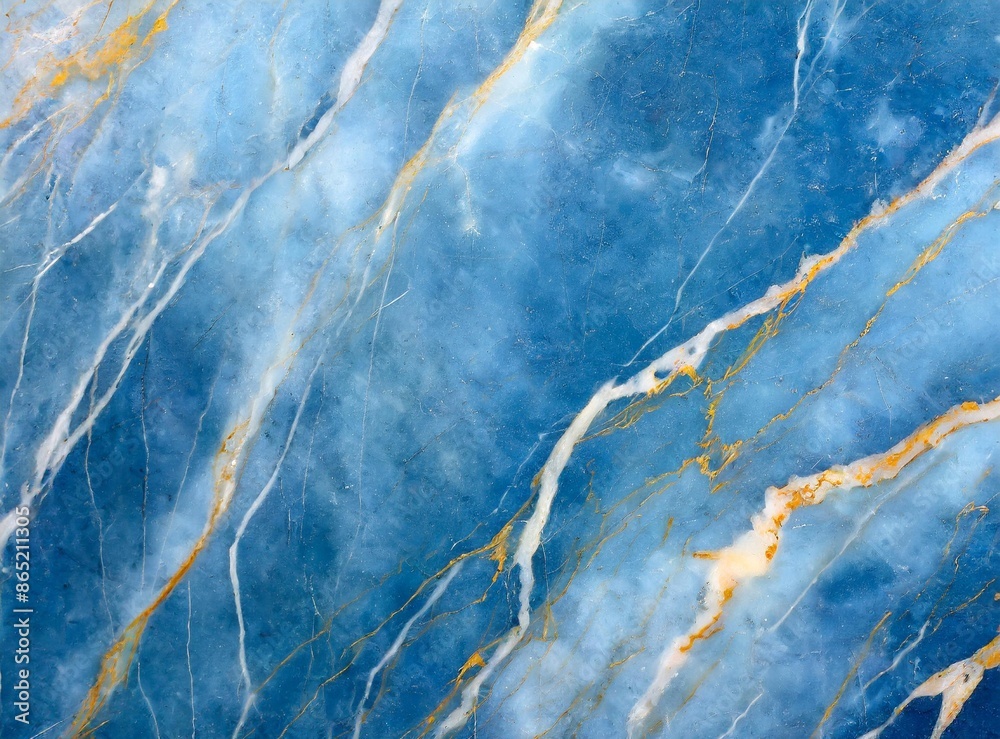 Wall mural blue marble background