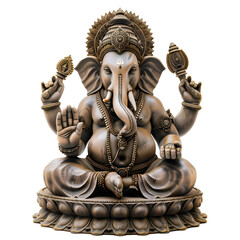 Lord Ganesh: Transparent PNG of Hindu God for Spiritual Designs