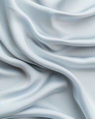 Obraz premium A white fabric with a wave pattern