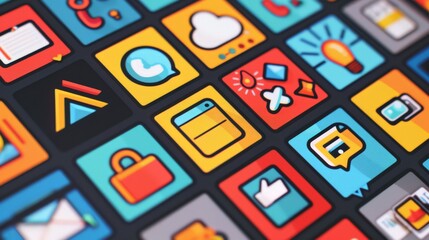 Icons in user interfaces provide visual cues that enhance navigation, making digital experiences more efficient and enjoyable.