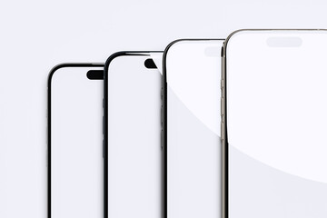 Smartphone Blank Background