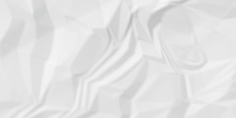 Obraz premium White fabric background. white crumpled paper background texture pattern overlay. wrinkled high resolution arts craft and Seamless white crumpled paper background.