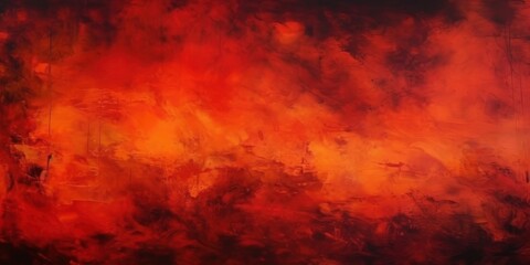 Abstract Fire and Smoke Painting