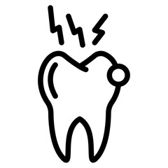 Tooth icon symbol