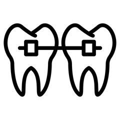 Tooth icon symbol