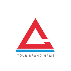 Creative elegant letter A vector emblem