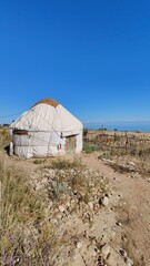 The traditional Yurt Tents of the Nomads of Kyrgyzstan and Mongolian Steppes 