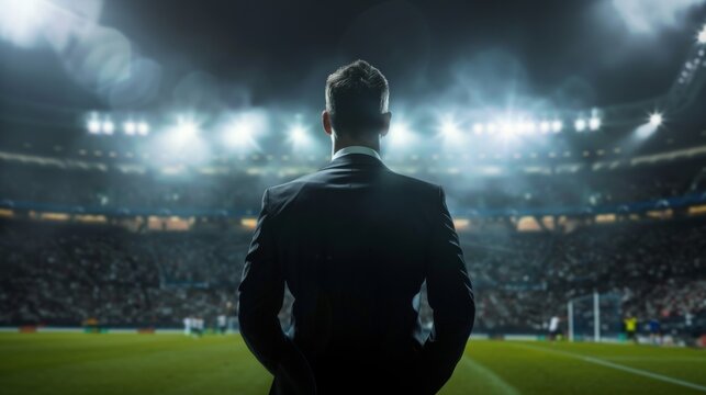 soccer manager leadership , soccer manager confrontation , soccer stadium confrontation