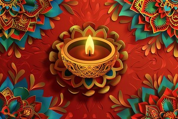 Diwali, background. Festival of lights.