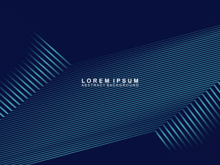 Premium background design with diagonal dark blue stripes pattern. Vector horizontal template for digital luxury business banner, contemporary formal invitation, luxury voucher, certificate, etc.