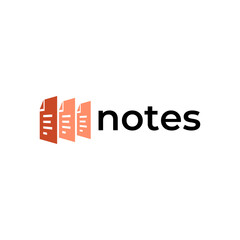 notepad vector, icon or logo sign symbol illustration