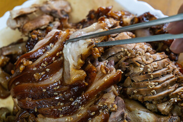 Jokban, Korean cuisine of braised pork shanks in soy sauce
