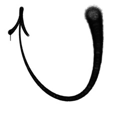 spray arrow graffiti style element