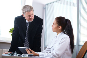 Obraz premium business people in the office