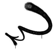 spray arrow graffiti style element