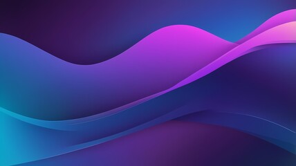 Abstract purple waves background illustration