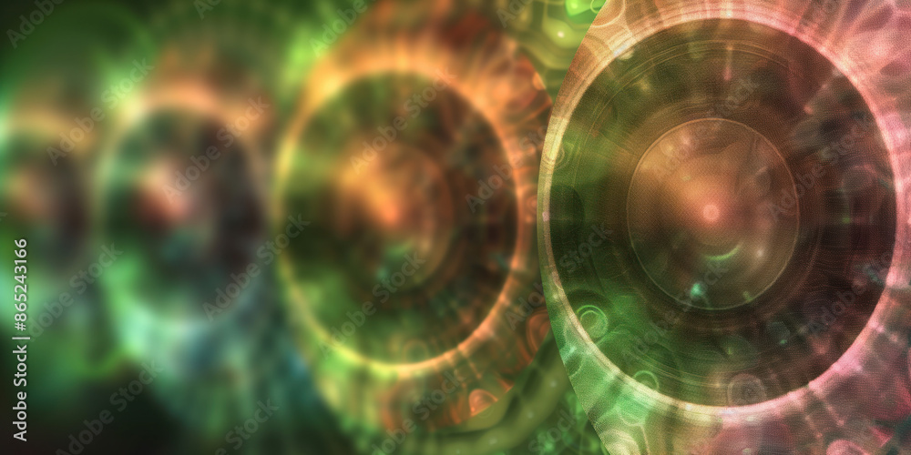 Poster abstract illustration of singularity concept. origin of life. space and science. background image. c