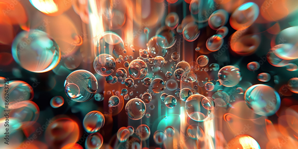 Poster abstract illustration of singularity concept. origin of life. space and science. background image. c