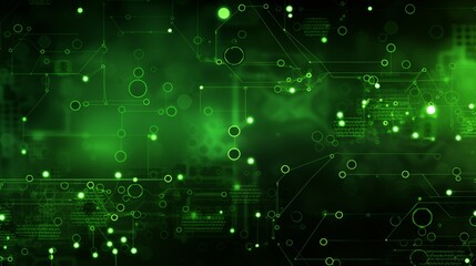 Green Minimalistic Technology Background