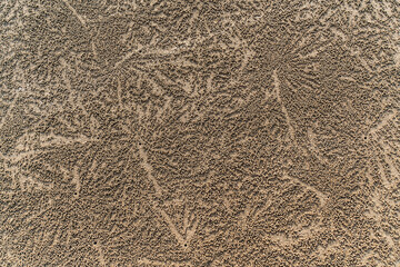 Unique sand texture -  patterns created by sand bubbler crabs on the beach