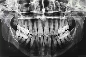 Wisdom teeth pain shown on X Ray