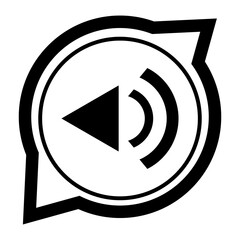 sound mute volume music icon. vector illustration. black and white with high resolution