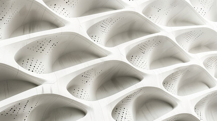 abstract background with white texture building