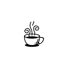 Cup of coffee logo vector