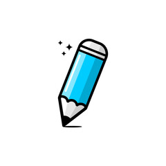 vector pencil and and stars design