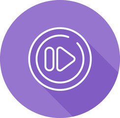 Next Track Circle Vector Icon