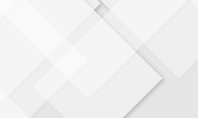 Vector abstract geometric square white graphic design banner pattern background.
White and grey monochrome vector background. Design for brochure, website, flyer, wallpaper, certificate, presentation.