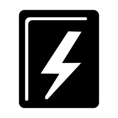 lightning logo. black and white colors. for logo company  and web design
