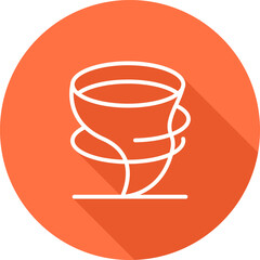 Tornado Vector Icon
