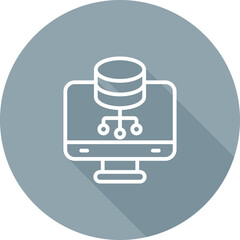 Database Management Vector Icon