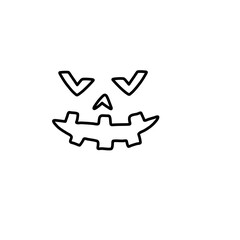 Pumpkin face line 