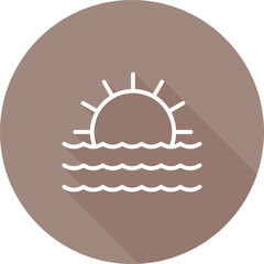 Sunset Vector Icon