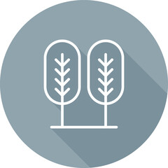 Birch tree Vector Icon