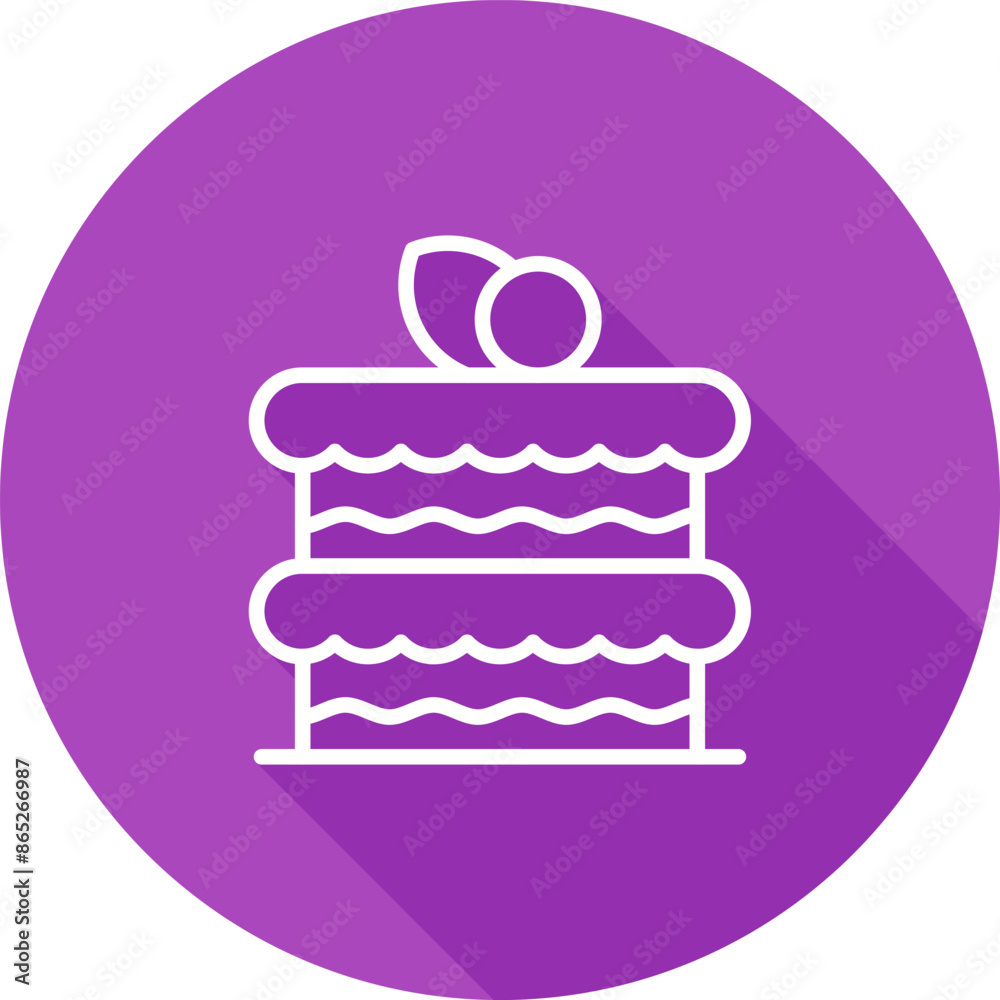 Canvas Prints cake vector icon