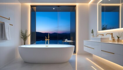 Photo interior modern design room 3d illustration