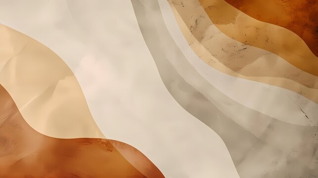 Modern Minimal Abstract Background in Warm Earthy Tones with Subtle Textures
