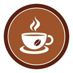       Coffee cup logo icon vector illustration.
