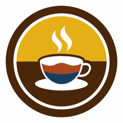       Coffee cup logo icon vector illustration.

