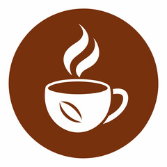       Coffee cup logo icon vector illustration.
