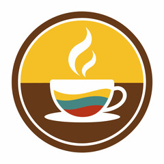       Coffee cup logo icon vector illustration.

