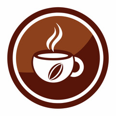       Coffee cup logo icon vector illustration.
