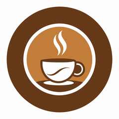       Coffee cup logo icon vector illustration.
