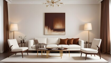 Photo interior modern design room 3d illustration