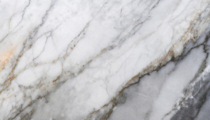 Fototapeta premium white gray marble texture close-up with gold inclusions and veins, wallpaper with copy space for product presentation, delicate luxury wallpaper, stone mineral banner office liquid