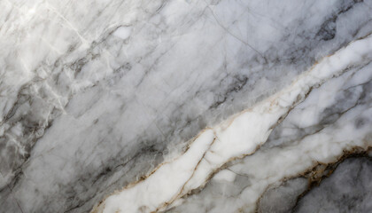 Fototapeta premium white gray marble texture close-up with gold inclusions and veins, wallpaper with copy space for product presentation, delicate luxury wallpaper, stone mineral banner office liquid